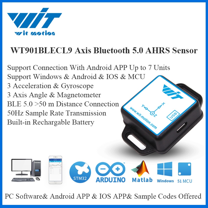 WitMotion  BLE 5.0, Һ 50m, WT901BLECL ..